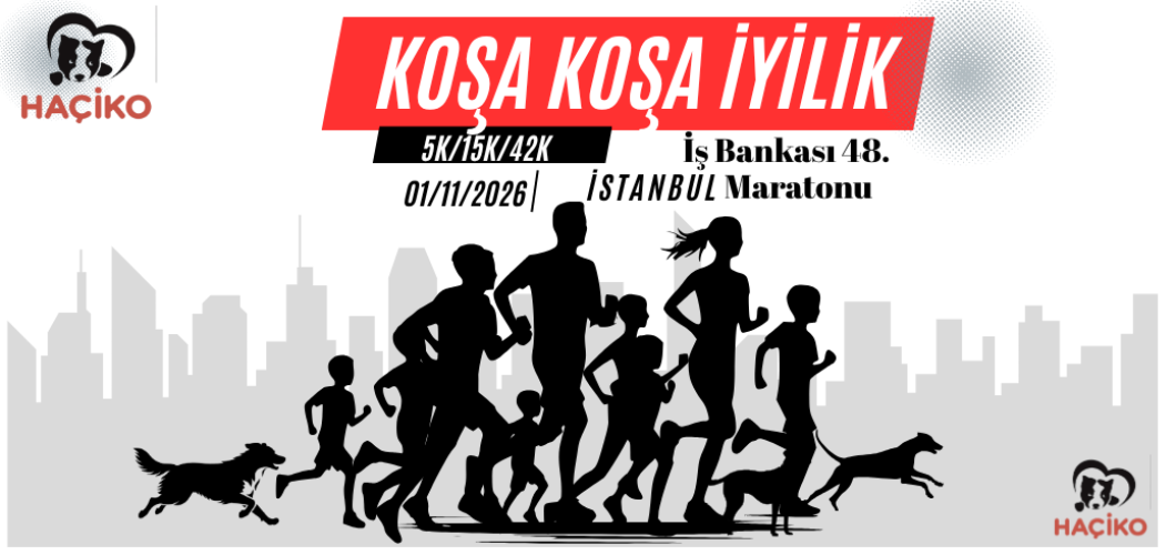 İstanbul Maratonu'nda Canlarımız İçin Adım Atacağız. 