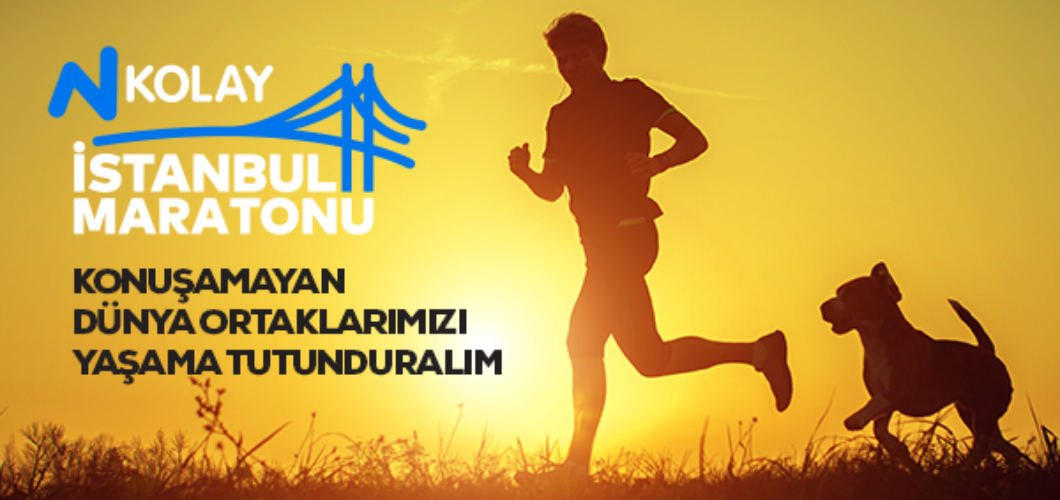 N KOLAY 44. İstanbul Maraton'unda canlarımız için koşacağız.